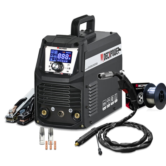 FLUXMIG-120 Flux Core Gasless/Lift TIG/Stick 3-in-1 MIG Welder(EU PLUG / 220V)