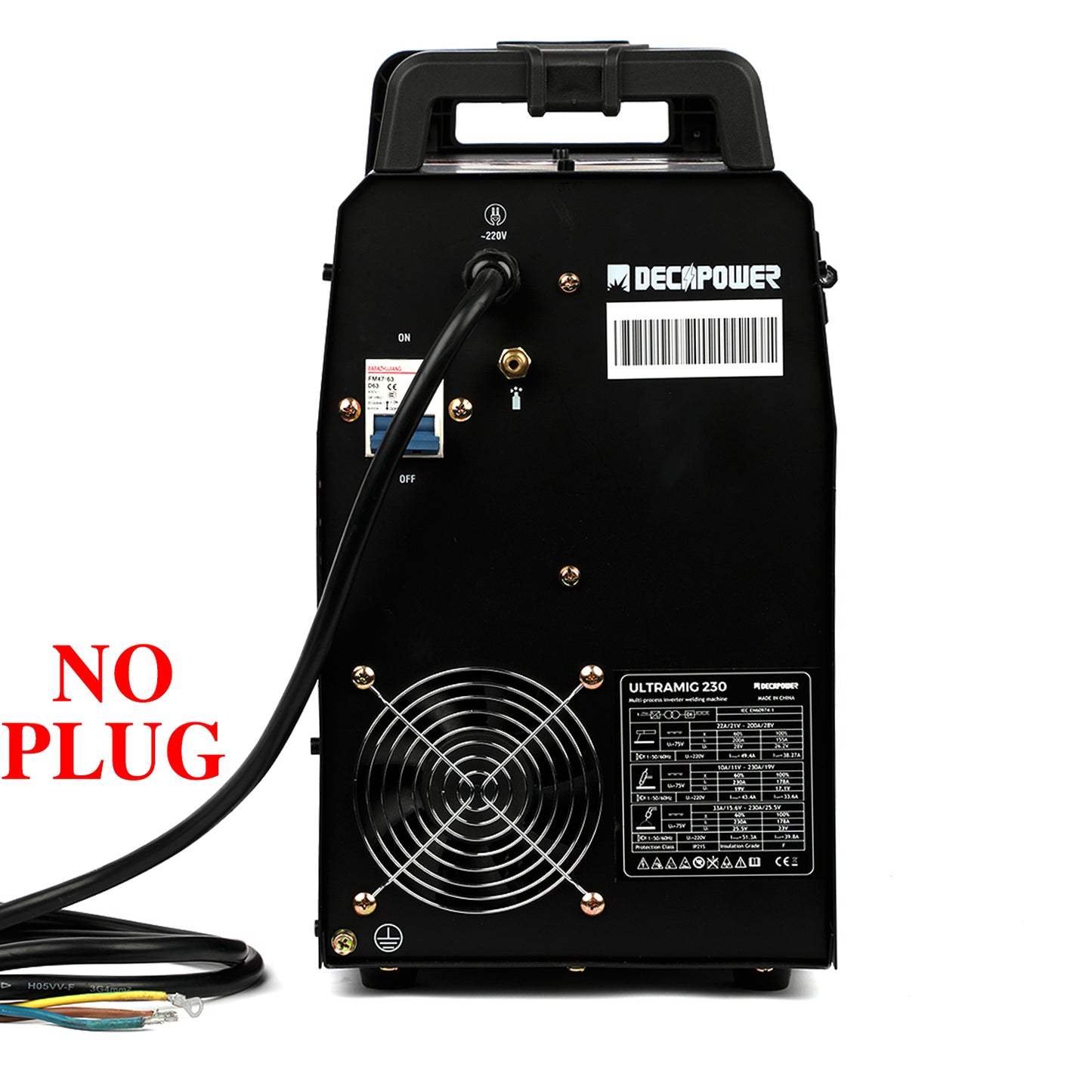 ULTRAMIG-230 Double Pulse MIG Aluminum Welding Machine(WITHOUT PLUG / 220V)