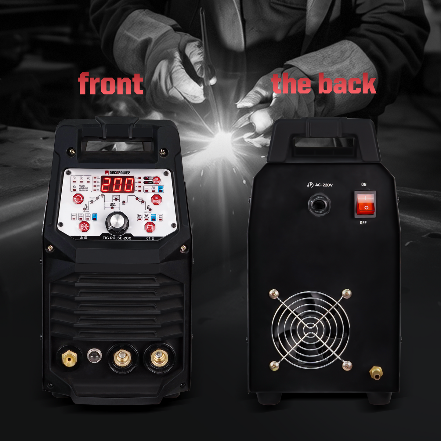 EASYTIG 200 DC Pulse TIG, TIG à froid, TIG multi-fonction Ss Clean (220V)