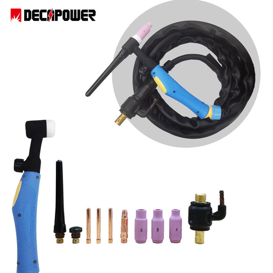 DECAPOWER WP-17V TIG Torch for LIFT DC TIG Welding