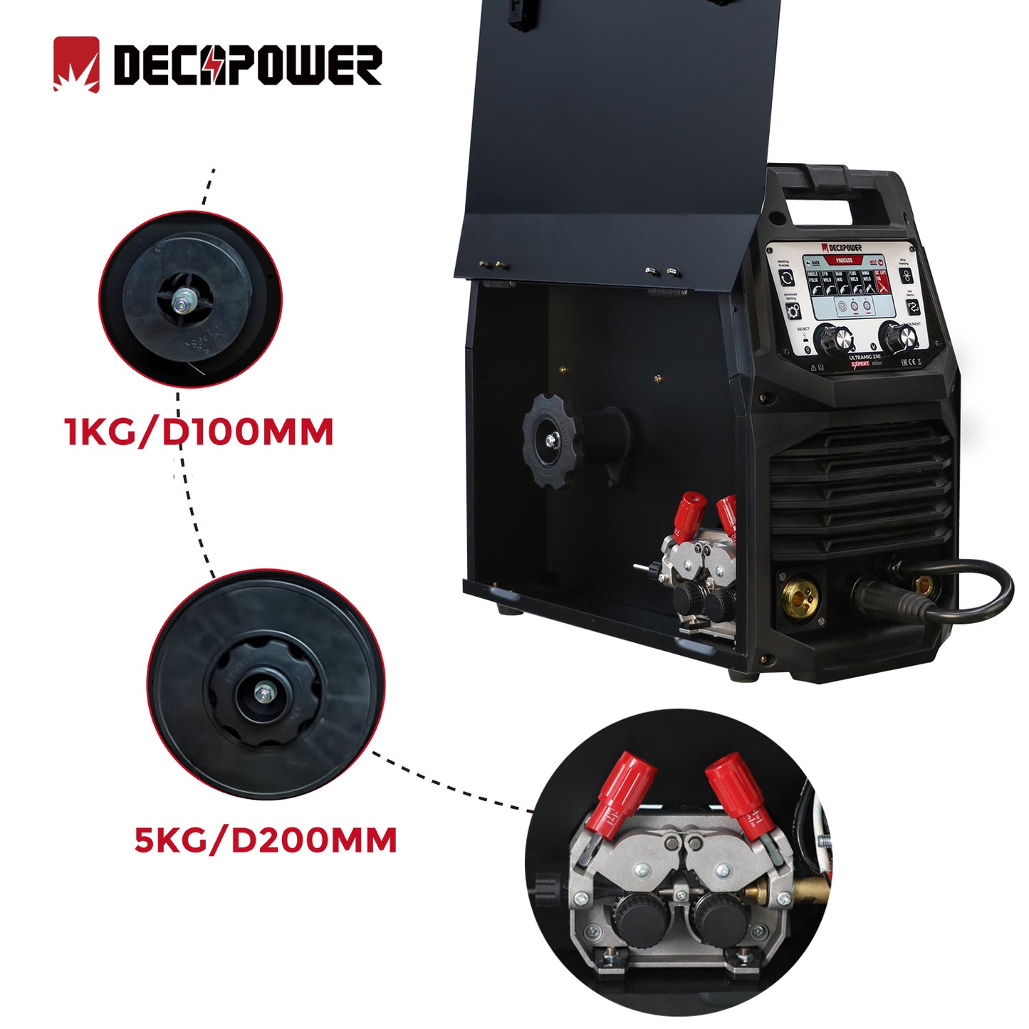 ULTRAMIG-230 EXPERT Saldatrice MIG a Doppio Impulso (SENZA SPINA / 220V)