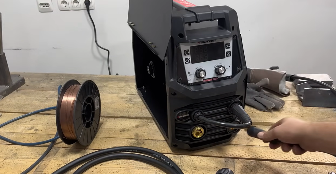DecaPower SYNMIG 200a 3in1 Welder unboxing and test