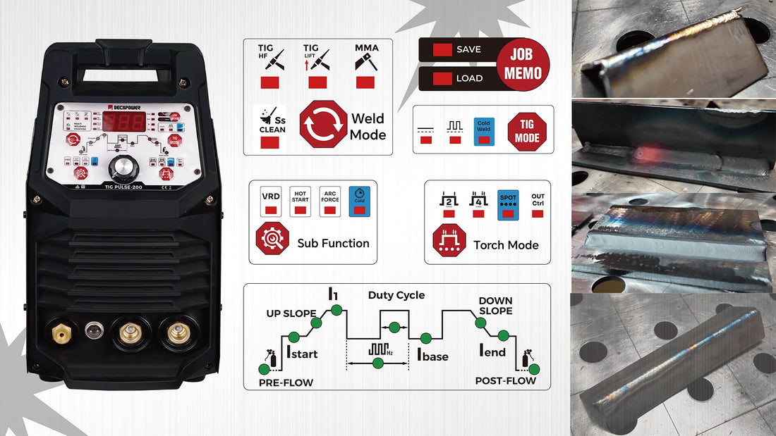 DECAPOWER EASYTIG-200 DC Pulse TIG Welding Machine – Full Review, Settings & Performance Test