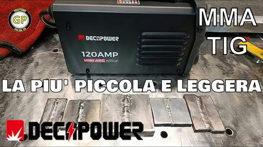 DECAPOWER MINIARC-120 AMP Welder Machine Full Test & Review for Beginners