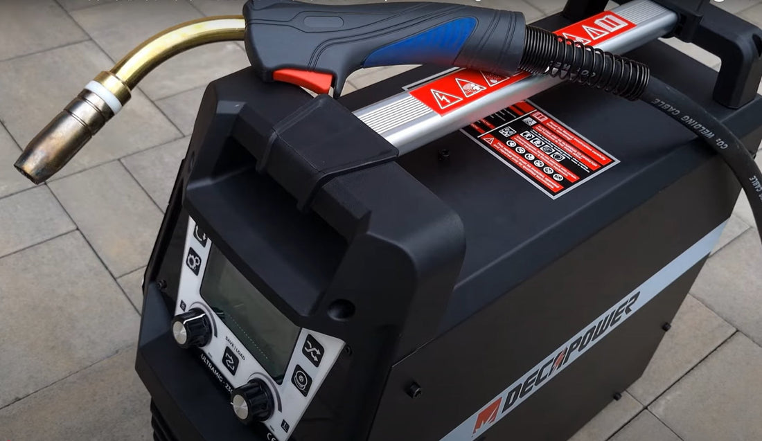 MIG/MAG 3-in-1 welding machine with double pulse for aluminum Decapower UltraMig 230