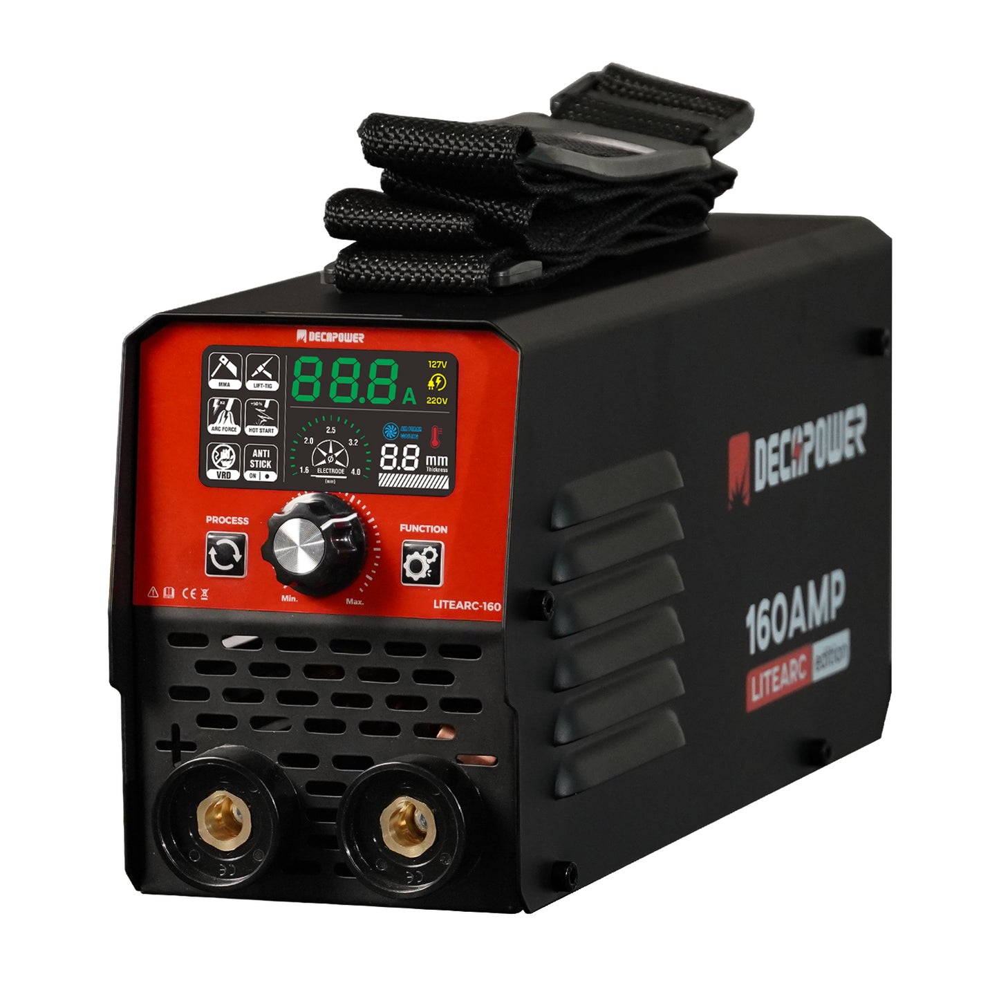 MINI MMA (LITEARC) INVERTER STICK WELDING MACHINE With automatic start-stop fan (220 V / EU PLUG)