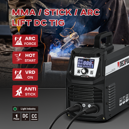 ECOARC 160/200Amps Arc inveter Stick MMA LIFT TIG 2 IN 1 Welding Machine (EU PLUG / 220V)