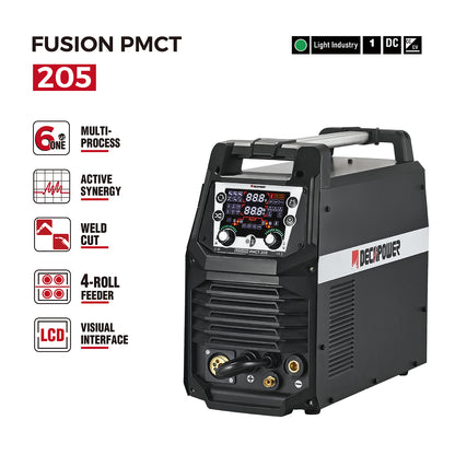 FUSION PMCT-205 SOLDADORA Y CORTADORA 6 EN 1 EN UNA SOLA MÁQUINA (220V ENCHUFE UE)