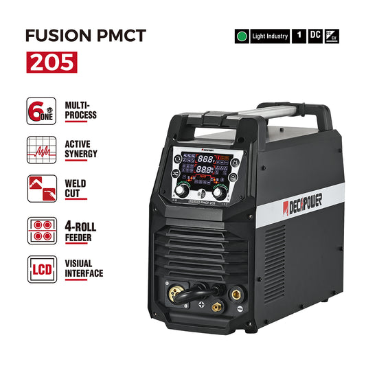 FUSION PMCT-205 6 IN 1 WELDER & CUTTER IN ONE MACHINE(220V EU PLUG)