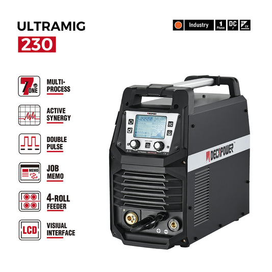 ULTRAMIG-230 Double Pulse MIG Aluminum Welding Machine(WITHOUT PLUG / 220V)