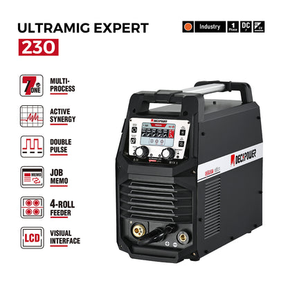 ULTRAMIG-230 EXPERT Saldatrice MIG a Doppio Impulso (SENZA SPINA / 220V)