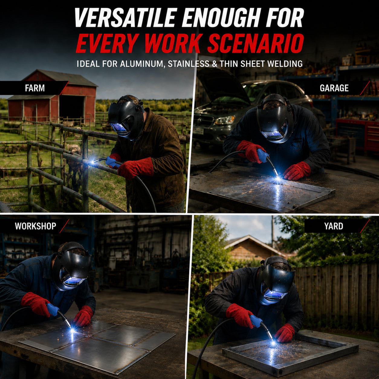 FUSION PMCT-205 6-in-1 Welder and Plasma Cutter (220V / EU Plug)